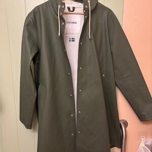 Stutterheim Stockholm Moss Green Rain Jacket